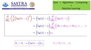 Data + Algorithms + Computing
=
Machine Learning
 