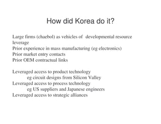 Lecture 4 - Technological change and industrialisation