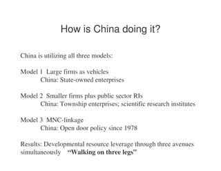 Lecture 4 - Technological change and industrialisation