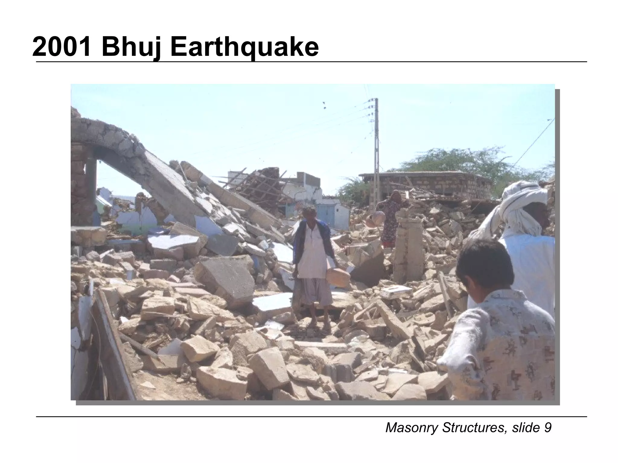 2001 Bhuj Earthquake 