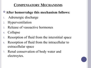 lecture-4 hemodynamics Shock 27-06-2020 detail | PPTX