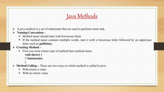 Lecture 4_Java Method-constructor_imp_keywords | PPT