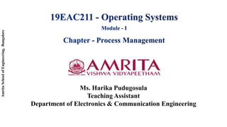 Amrita
School
of
Engineering,
Bangalore
Ms. Harika Pudugosula
Teaching Assistant
Department of Electronics & Communication Engineering