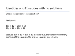 Lecture 4 (solving equations) | PPTX