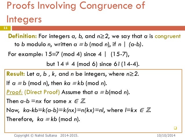 Chapter-4: More on Direct Proof and Proof by Contrapositive