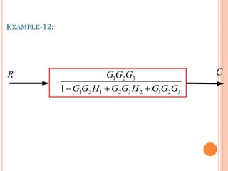 EXAMPLE-12:
R
3
2
1
2
3
2
1
2
1
3
2
1
1 G
G
G
H
G
G
H
G
G
G
G
G



C
 
