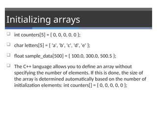 Lecture-5_Arrays.pptx FOR EDUCATIONAL PURPOSE | PPT