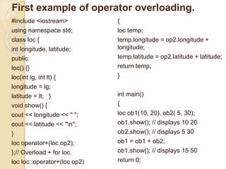Lecture 5, c++(complete reference,herbet sheidt)chapter-15 | PPTX