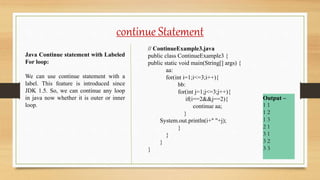 Lecture - 5 Control Statement | PPTX