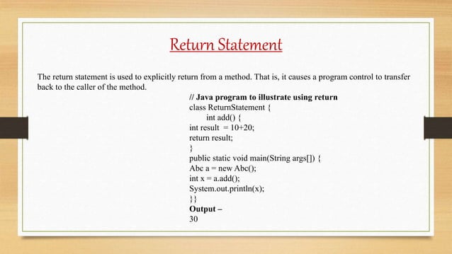 Lecture - 5 Control Statement | PPT