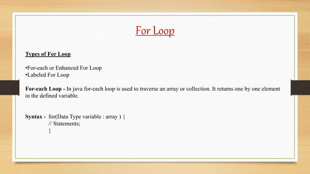 Lecture - 5 Control Statement | PPT