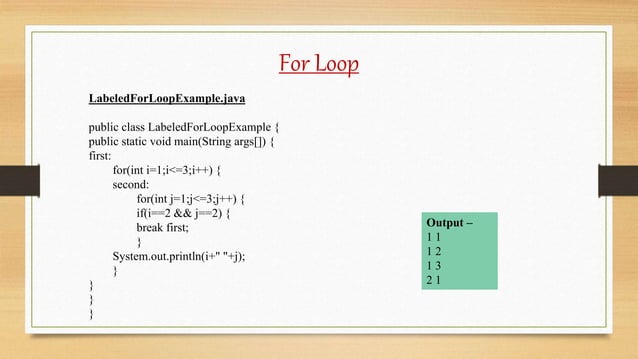Lecture - 5 Control Statement | PPT