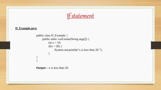 Lecture - 5 Control Statement | PPT