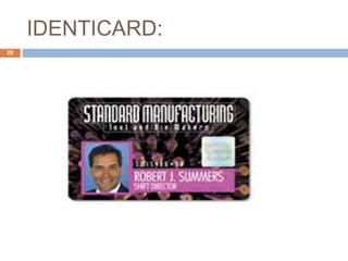 IDENTICARD:
29
 