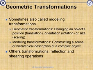 Object Transformation Lecture 6-1543909797 | PPTX