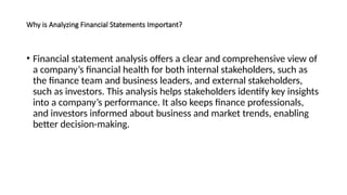 financial statement analysis decision aa | PPTX