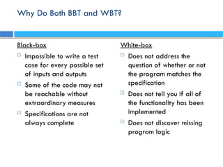 White Box Testing Control Flow Testing in Software Engineering | PPTX