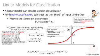 Comprehensive Overview of Linear Models for Classification in Machine ...