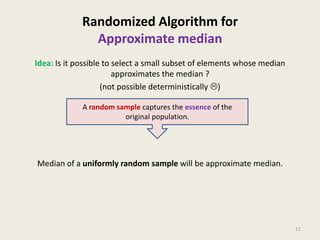 Lecture 6-cs648 Randomized Algorithms | PPTX