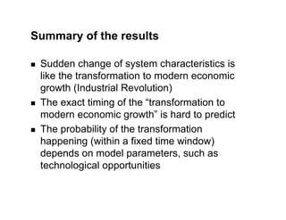 Lecture 6 - Economic growth: an evolutionary view