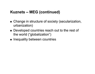 Lecture 6 - Economic growth: an evolutionary view