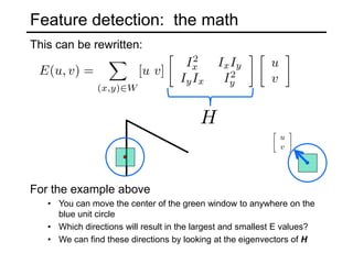 Lecture 6-computer vision features descriptors matching | PDF