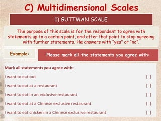 Lecture 6 Scales and Measurements | PDF