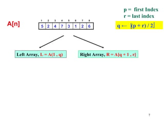 Comprehensive Guide to Divide and Conquer Algorithms with Merge Sort | PPT