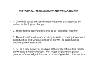 Lecture 7 - Sectoral characteristics of technological change