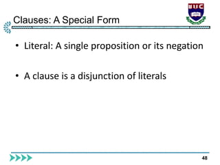 Clauses: A Special Form
48
 
