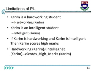 Limitations of PL
64
 