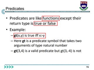 Predicates
74
 