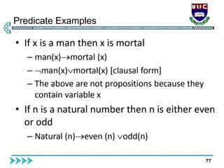 Predicate Examples
77
 