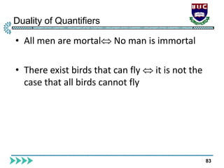 Duality of Quantifiers
83
 
