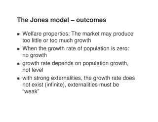 Lecture 7 - Endogenous growth theory | PDF