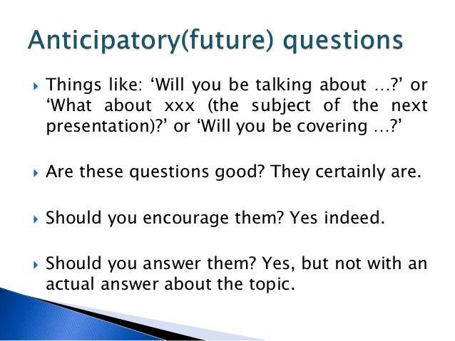What To Ask After A Presentation – VINQ