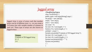 Lecture 7 arrays | PPT