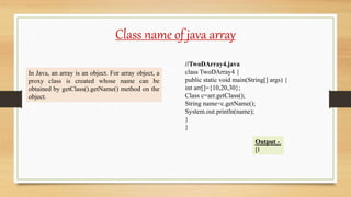 Lecture 7 arrays | PPT
