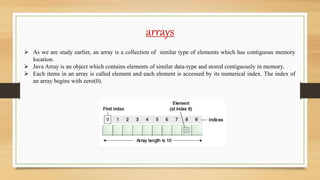 Lecture 7 arrays | PPTX