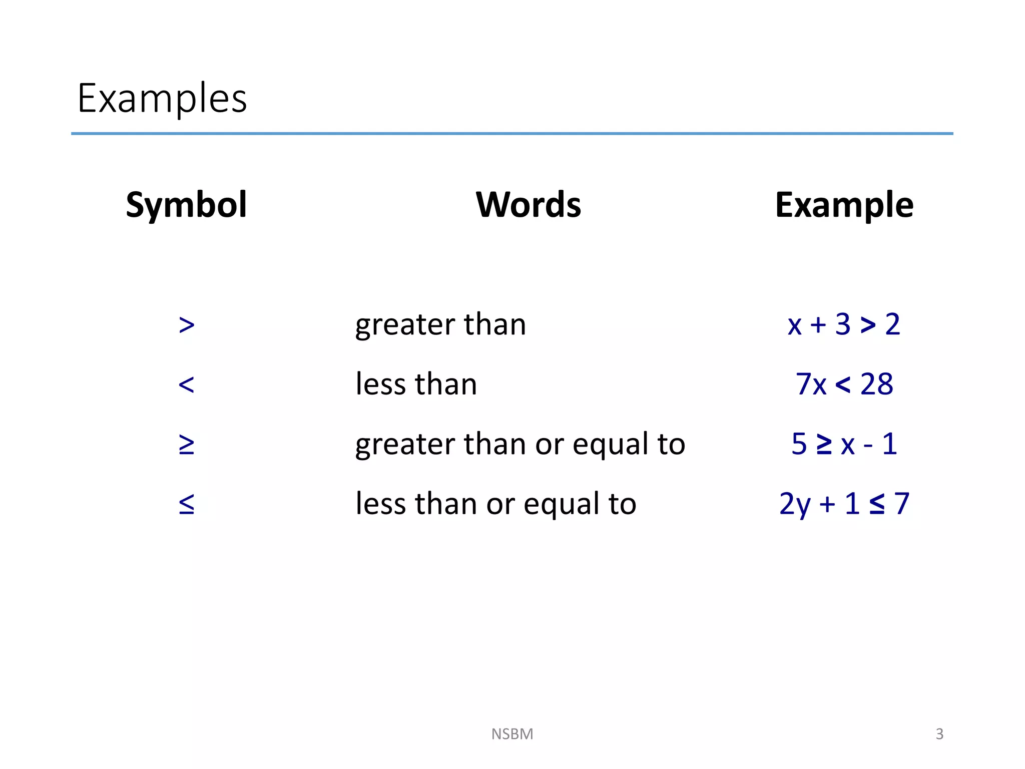 Lecture 7 (inequalities) | PPTX