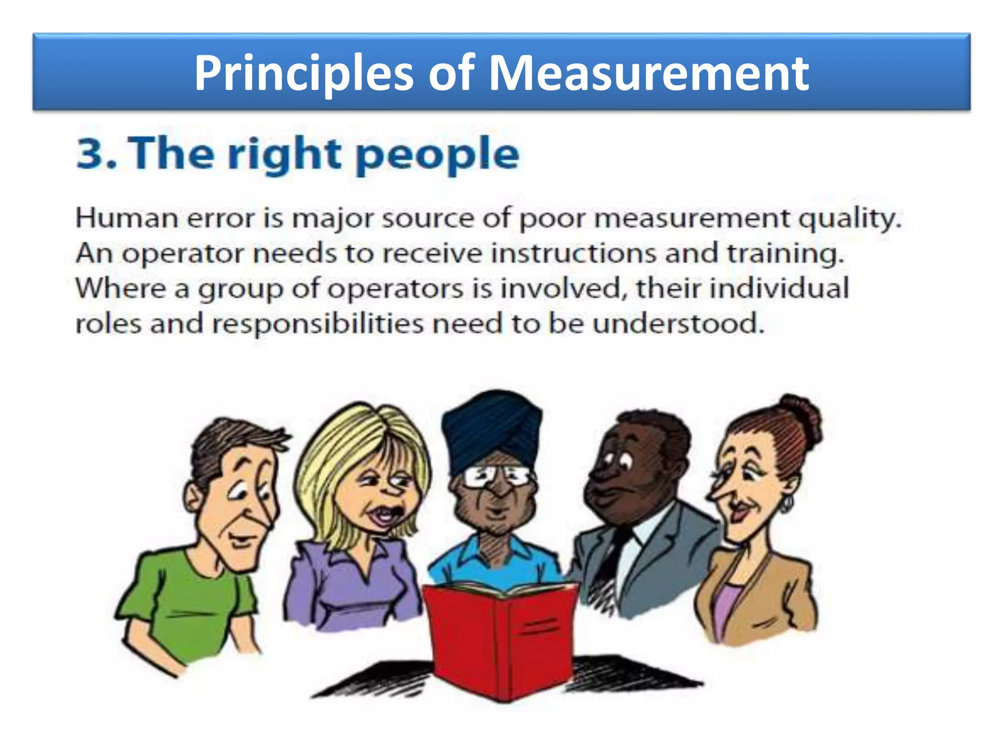 Principles of Measurement
 
