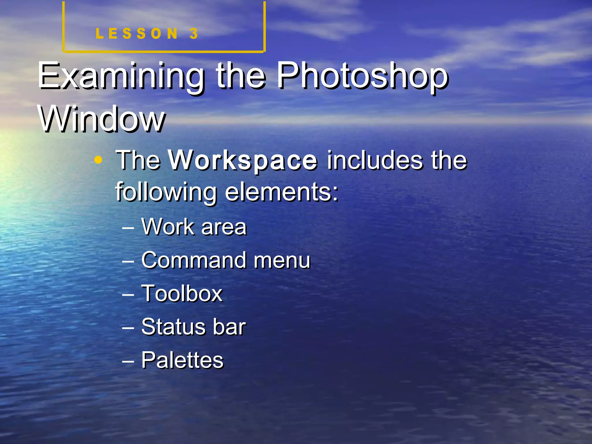 Getting started with Adobe Photoshop 7.0 | PPT