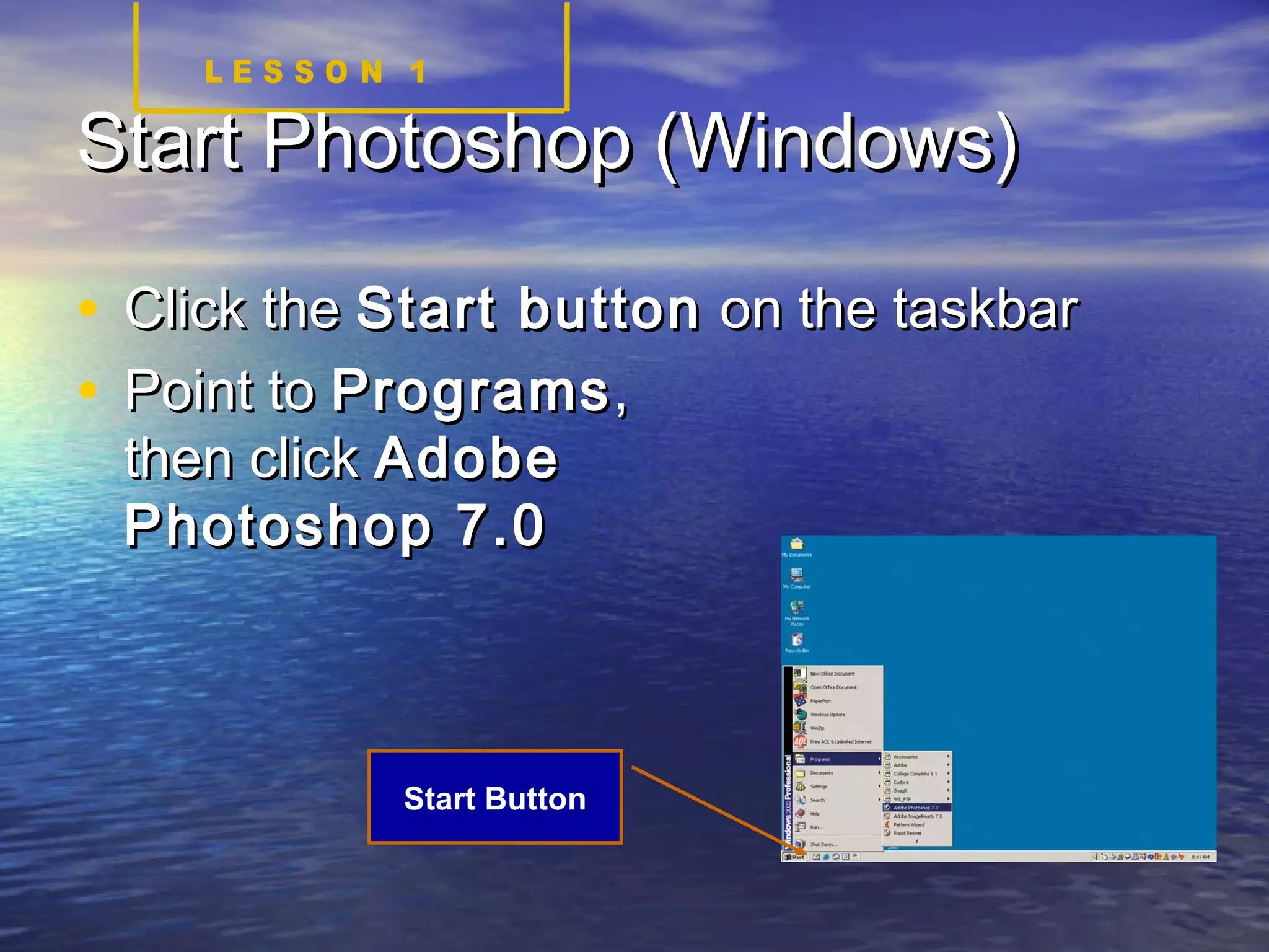 Getting started with Adobe Photoshop 7.0 | PPT
