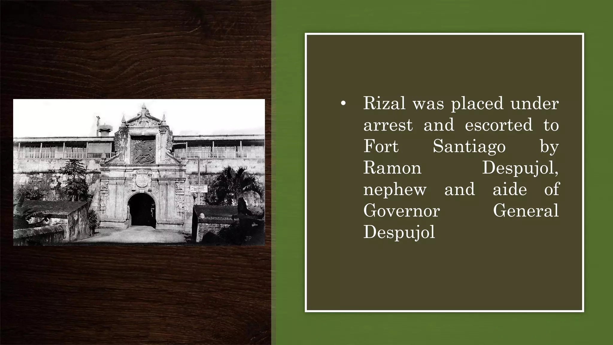 Arresting Rizal RIZAL'S ARREST AND EXILE IN DAPITAN | PDF