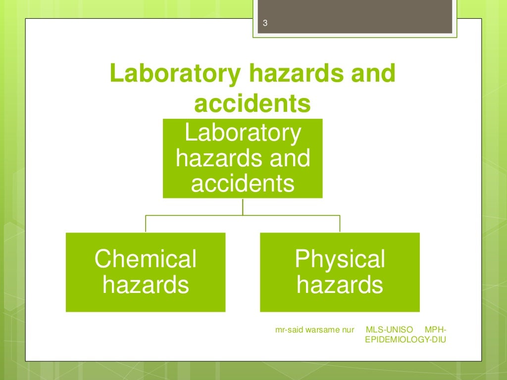 Lecture 8laboratory accidents and