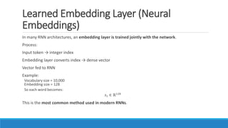 Advanced Deep Learning Techniques for Sequence Modeling with RNNs | PDF