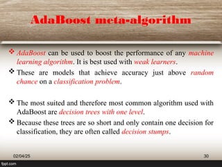 machine learning - understanding adaboost algorithm -... Lecture -8 Classification(AdaBoost) .ppt