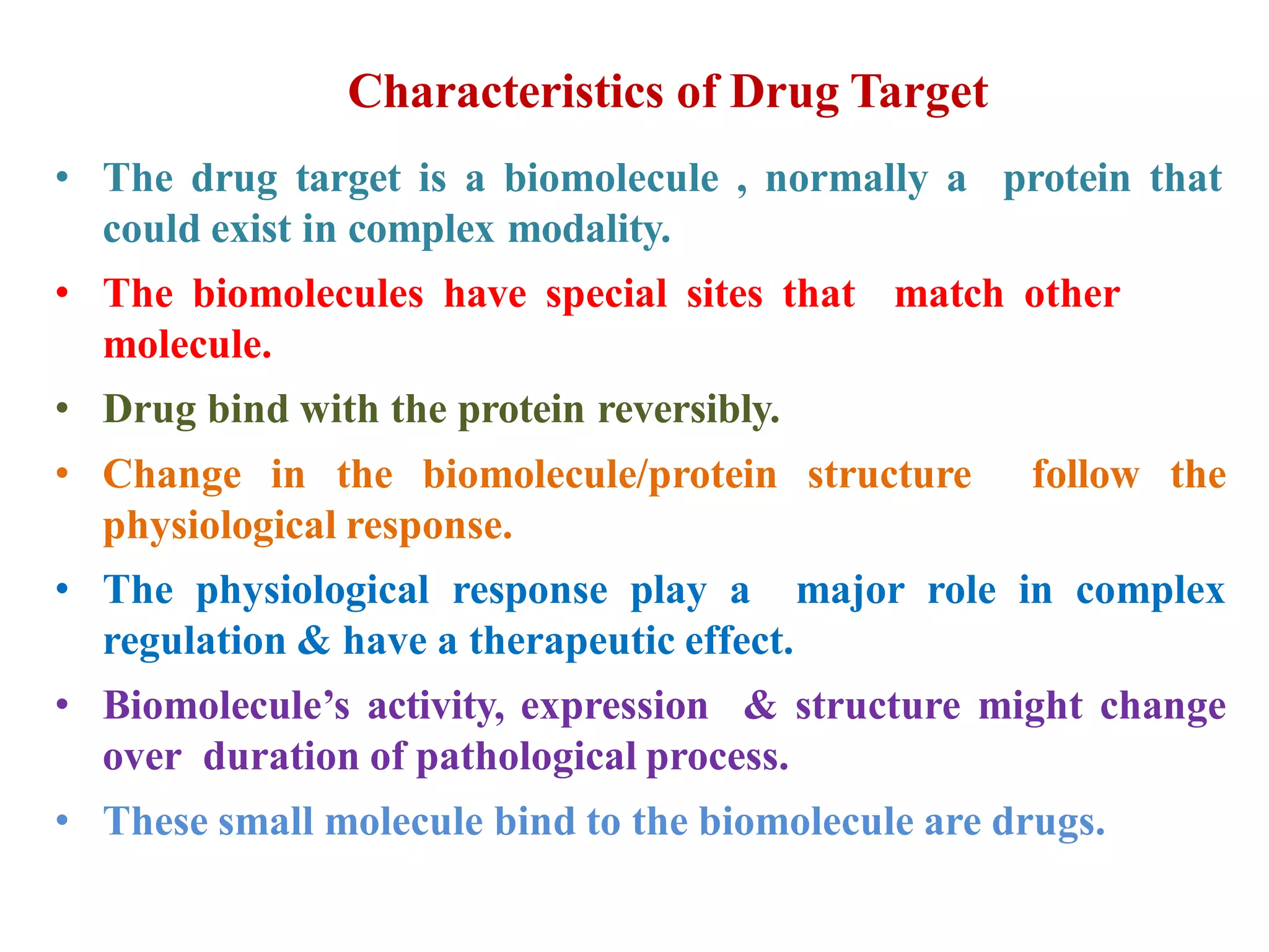 Lecture 8 drug targets and target identification | PDF