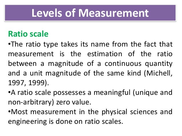 research article level of measurement