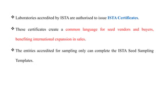 Ista Sampling Lecture - 9.pptx for studying UG in Agriculture | PPT